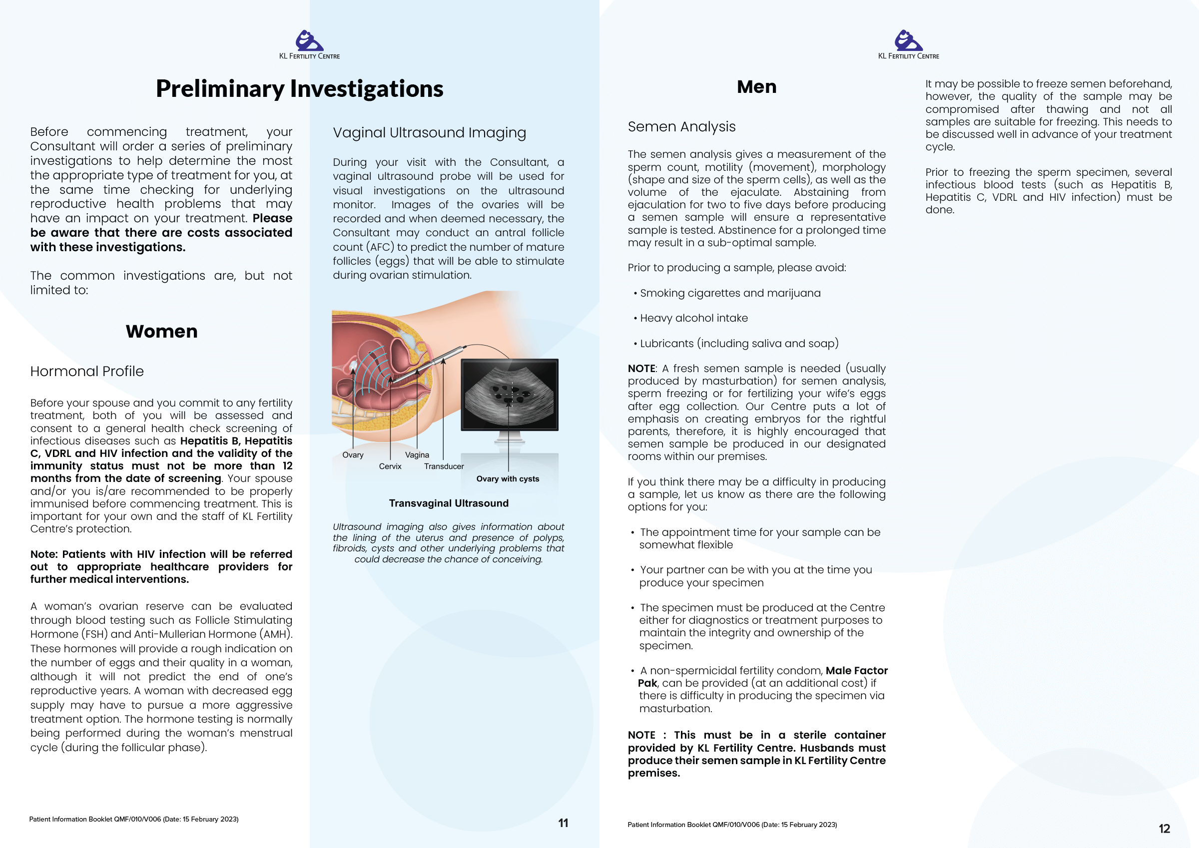 Patient Information Booklet - KL Fertility Centre